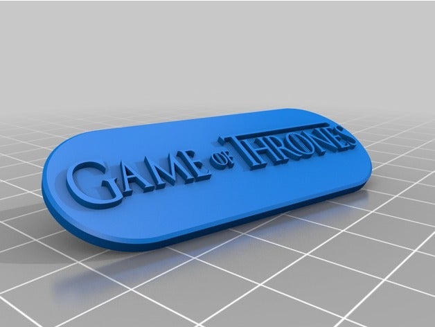 aimant jeu des trônes modèles 3D print model - Mito3D