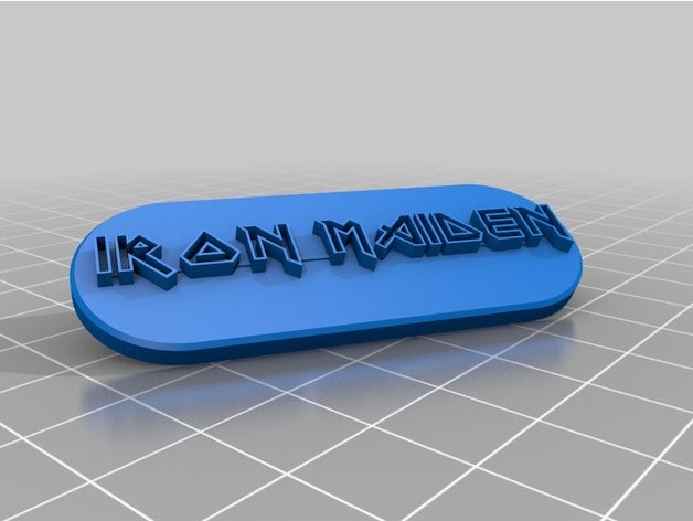 ímã de iron maiden modelos 3D print model - Mito3D