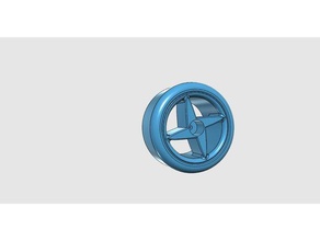 mini verrückt 1-18-Skala-Größe rc drift wheel r c Fahrzeuge 3d print model - Mito3D