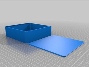 customized rounded box sliding lid containers 3d print model - Mito3D