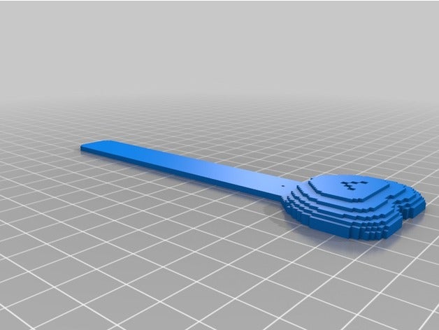 3d slash coeur marque page - thingiverse 3D print model - Mito3D