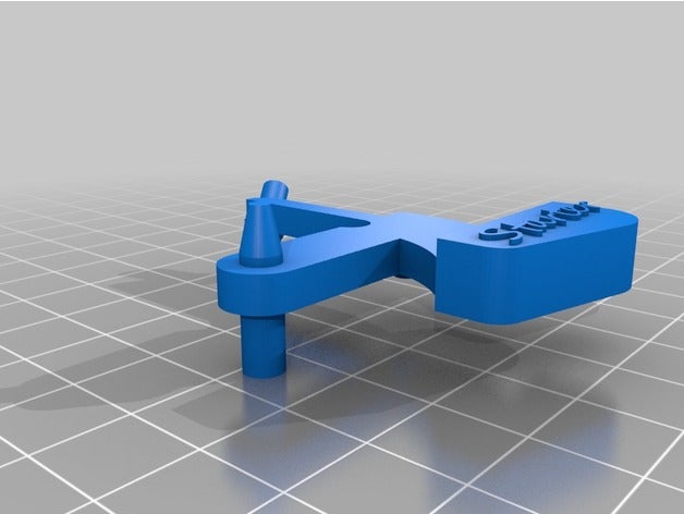 choke lever rod control husqvarna 257 154 254 262 parts 3D print model - Mito3D