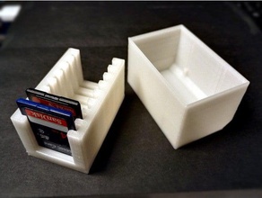 tampa do cartão sd rack office a caixa pac o suporte 3d print model - Mito3D