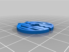 my customized half heart monogram pendant rr jewelry 3d print model - Mito3D