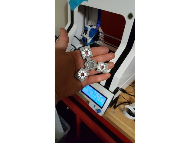 pistão giratório gadgets fidget brinquedo mão spi spinner 3D print model - Mito3D