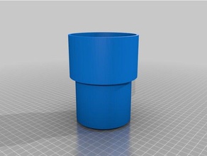 nalgene cup holder - resize containers cupholder 3d print model - Mito3D