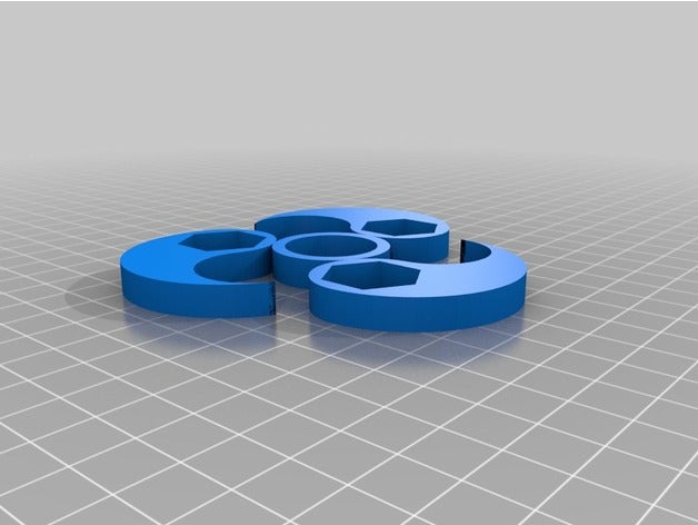 il mio personalizzato yin-yang fidget spinner giochi e giocattoli su misura 3D print model - Mito3D