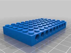 6x10-block technic Löcher Bau-Spielzeug kundengebundene 3d print model - Mito3D