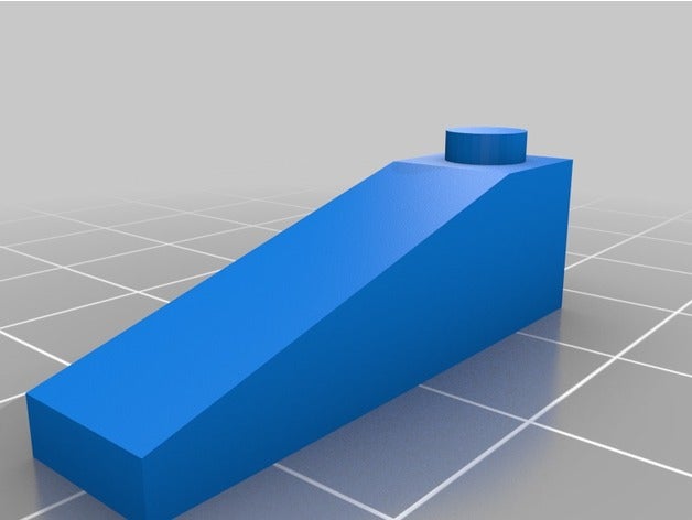 4x1 slope construction toys customized 3D print model - Mito3D