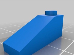 3x1 inclinação brinquedos de construção personalizado 3d print model - Mito3D