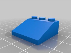 3x3 slope construction toys customized 3d print model - Mito3D