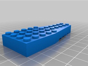 4x10 ala juguetes de construcción personalizado 3d print model - Mito3D