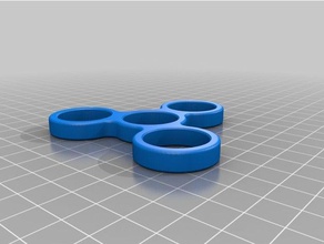 triangulaire spinner jouets mécaniques 3d print model - Mito3D
