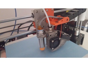 anet a8 e3dv6 setup complete 3d printer parts 18mm probe bowden 3d print model - Mito3D