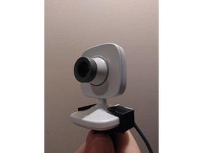 xbox live vision camera gopro mount adapter parametric webcam holder 360 3d print model - Mito3D