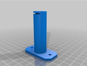 wall mounted spool holder dremel spools 3d printer accessories 3d print model - Mito3D