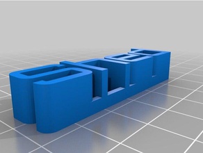 mi 3d personalizados nombre de la placa las esculturas personalizado 3d print model - Mito3D