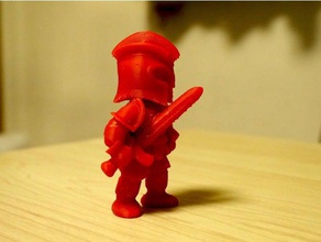 intimidating knight people 3d print model - Mito3D