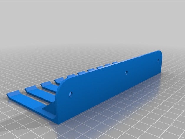 meine angepasste Kabel-organizer unterstützt primera prueba - Elektronik kundengebundene 3D print model - Mito3D