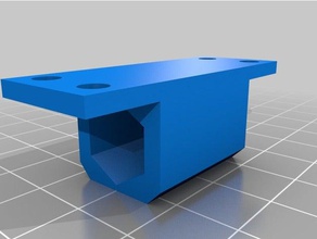 m8 nut holder mount diy 3d print model - Mito3D