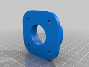 nema 17 pipe end motor mount diy 3d print model - Mito3D