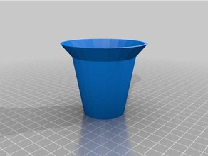 einfach-vshape-Pflanzer outdoor & Garten Pflanzer 3d print model - Mito3D
