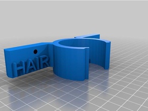 asciugacapelli staffa bagno 3d print model - Mito3D