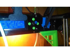 pantalla lcd botón de tapón anet, a8 tronxy 802 Impresora 3d las piezas anet el enchufe 3d print model - Mito3D