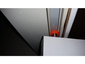 rodillo de la puerta plegable las piezas repuesto puertas plegables 3d print model - Mito3D