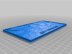 evanr lithopane 2d art customized 3d print model - Mito3D