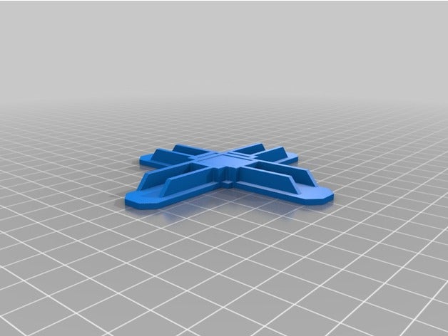 quatro vias conector 3D print model - Mito3D