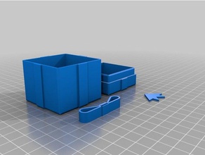 meine maßgeschneiderte Geschenk-box customizer Dünn kundengebundene 3d print model - Mito3D