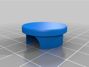 meu personalizados paramétrico com a tampa do tubo partes personalizado 3d print model - Mito3D