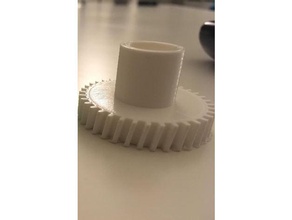 gear helical dewert duo5 motor replacement parts bedroom gears part 3d print model - Mito3D