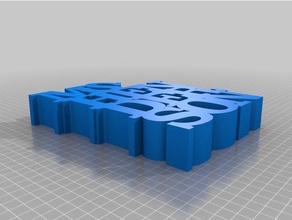 henderson kelime heykel heykeller özelleştirilmiş 3d print model - Mito3D