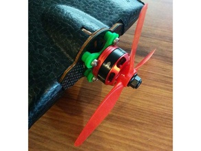 reptile s800 amovible support moteur r c véhicules fpv openscad 3d print model - Mito3D