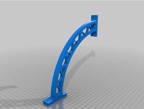 bigger z-axis stabilizer bracket 3d printer accessories 90 degrees brackets mounting table zaxis braces 3d print model - Mito3D