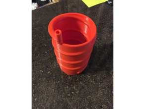 strawcup Küche und Esszimmer cup Glas 3d print model - Mito3D