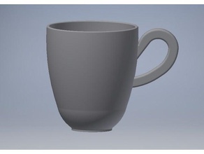 Becher Essen & trinken Kaffeebecher 3d print model - Mito3D
