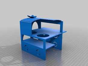 amapola del hámster de la casa La impresión en 3d hamsterhouse condominio 3d print model - Mito3D