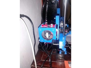 soporte para ventilador 80 mm anet a8 3d printer parts 3d print model - Mito3D