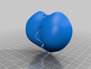 kırık kalp takı 3d print model - Mito3D