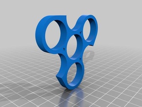 fidget spinner hobby de la mano trispinner 3d print model - Mito3D