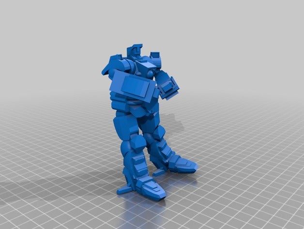 asc fenris battloid mecânico de brinquedos mecha robotech cruz do sul 3D print model - Mito3D
