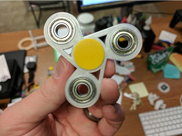 precipitando-mini fidget giratório 3 variações mecânico de brinquedos brinquedo mini 3D print model - Mito3D