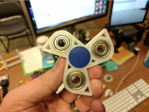 vortice mini fidget spinner 4 variazioni giocattoli meccanici giocattolo 3d print model - Mito3D