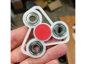 knuckles mini fidget spinner mekanik oyuncaklar oyuncak 3d print model - Mito3D