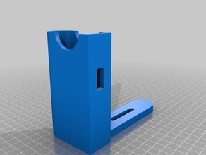 camera handle battery holder mount 3d print model - Mito3D