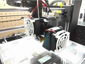 40mm snap-on fan wagon wheel style 3d printer parts 3d print model - Mito3D