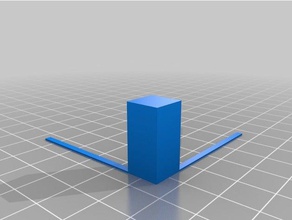 square calibration 3d printing tests reprap rues useless posts 3d print model - Mito3D